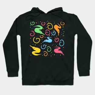 Cute Worm On A String Hoodie